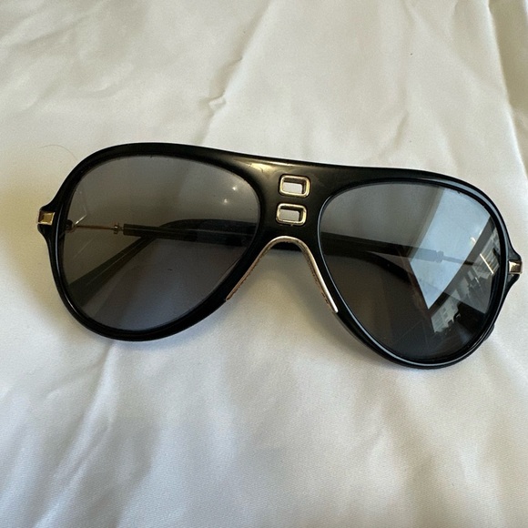 H&M x Balmain Collaboration Sunglasses - Aviator Style - Unisex - Black/Gold - Picture 13 of 14